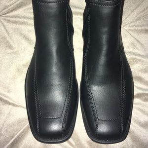Men's Black Ankle Boots - 9